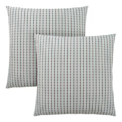 Pillows, Square, Insert Included, Decorative Throw, Hypoallergenic, Modern (Set of 2) - Blue