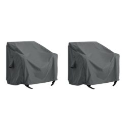Shield - Outdoor Patio Club Chair Cover - Dark Gray