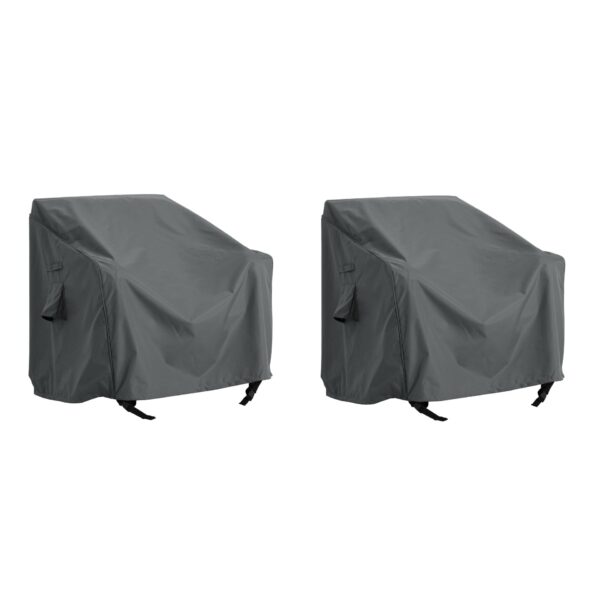 Shield - Outdoor Patio Club Chair Cover - Dark Gray