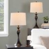Ashland - Contemporary Table Lamp (Set of 2) - Oil Rubbed Bronze / Oatmeal - Image 5