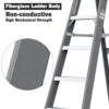 Fibreglass Step Ladder 6 Foot 250Lbs - Gray - Image 14
