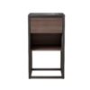 Armando Living Room Side Cabinet, Corner Cabinet, Bedroom Night Stand - Dark Brown / Black - Image 5