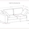 Charlie - Deep Seater Sofa - Dark Gray - Image 14