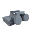 14 Pieces Kids Sofa Modular Play Couch Child Sectional Sofa To Boost Creativity Boys And Girls Diy Creating Playroom Couch Furniture For Toddlers Convertible Foam And Floor Cushion - Gray - Image 6