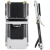 Portable Compact Treadmill, Electric Motorized 3.5Hp, 14Km / H, Medium Running Machine Motorised Gym 330Lbs, Foldable For Home Gym Fitness Workout Jogging Walking, Bluetooth Speaker App Fitime - White - Image 17