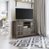 Artisan - Tall TV Media Stand - Farmhouse Gray - Image 5