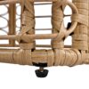 7 Pieces Outdoor Patio Furniture, All-Weather Rattan Sectional Sofa Set With Thick Cushions And Pillows, Freely Combined Conversation Sets For Garden, Backyard, Balcony - Beige - Image 20