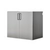 Astro Series - Metal Wall Mounted Base Door Storage Cabinet - Metallic Gray - Image 8