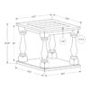 Accent Table, 2 Tier, Square, Traditional - Espresso - Image 4