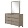 6 Drawer Dresser - Light Gray - Image 3