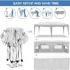 10X20 Ez Pop Up Canopy Outdoor Portable Party Folding Tent With 6 Removable Sidewalls + Carry Bag + 4 Pieces Weight Bag - White - Image 3