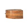 Large Wall Mounted Rounded Bedside Table - Beige - Image 7