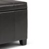 Dover - Storage Ottoman Bench - Tanners Brown - Image 5