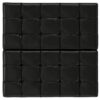 Harrison - Large Square Coffee Table Storage Ottoman - Black - Image 3