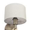 Nebula - Base Wall Lamp With Rotary Switch Shade - Brushed Nickel / Silver / White - Image 2