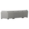 Berza - Cuddler Sectional - Gray - Image 3