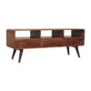 Trio Curved Media Unit - Antique Bronze - Image 2