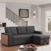 3 Piece Upholstered Sectional - Dark Gray - Image 12
