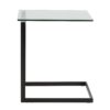 Zenn - Contemporary End Table - Black / Clear - Image 2