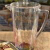 Rainbow Design Unbreakable Plastic Water Pitcher With Lid And Spout, 2.5 Quarts - Clear - Image 6