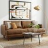 Livingston - Upholstered Sofa - Caramel Brown - Image 11
