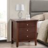Hammond - 3 Drawer Nightstand - Cappuccino - Image 4
