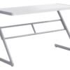 Computer Desk For Home Office, Laptop, Contemporary And Modern - White - Image 2