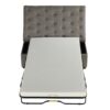 Convertible Ottoman Sleeper With Memory Mattress - Gray - Gray - Image 9
