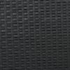 Outdoor Faux Wicker Rattan Style Chat Set With Water Resistant Cushions, 5 Pieces Set - Charcoal / Light Gray - Image 7