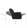 Marshall - Reclining Console Loveseat - Black - Image 7