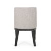 Modern Dining Chair With Durable Fabric Upholstery And Sturdy Wooden Frame (Set of 2) - Light Gray - Image 11