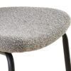 Boucle Dining Chairs, Dining Chairs With Metal Legs For Dining Room, Kitchen, Living Room (Set of 2) - Gray - Image 11