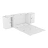 Full Size Murphy Bed With Shelves, Cabinets And USB Ports - White - Image 5