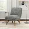 Emerse - Armless Accent Chair - Blue - Image 5