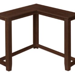 Corner Accent Console Table For Entryway, Contemporary & Modern - Cherry