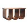 Triple Open Style Coffee Table - Beige / Brown - Image 3