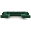 Brooke - U Shape Corner Sofa - Green - Image 10