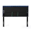 Annecy - Contemporary Upholstered Full / Queen Fabric Headboard - Navy Blue - Image 9