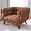 Addison - Lounge Chair Leather - Cognac - Image 13
