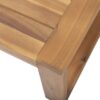 Paloma - Loveseat And Coffee Table Set With Adirondack Design Acacia Wood And Waterproof Fabric - Teak / Beige - Image 15