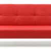 Versatile Contemporary Sofa Bed - Red - Image 2