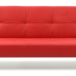 Versatile Contemporary Sofa Bed - Red