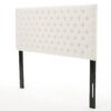 Annecy - Contemporary Upholstered Full / Queen Fabric Headboard - Ivory - Image 6