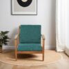 Connor - Lounge Chair - Teal - Image 3