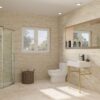 24" Ceramic Console Bathroom Sink With Overflow Basin & Toned Legs - White - Image 6