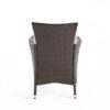 Clementine - Outdoor Wicker Dining Chairs Set With Water Resistant Cushions (Set of 2) - Brown Multi - Image 9