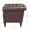 1 Seater Aesthetic Sofa For Living Room - Brown - Image 16