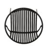 7 Piece Outdoor Modern Dining Set With Stackable Chairs - Black / Teak - Image 9