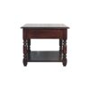 Turned Legs Console Table - Brown - Image 5