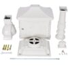 Cast Aluminum Mail Box, Postal Box, Mailbox - White - Image 12